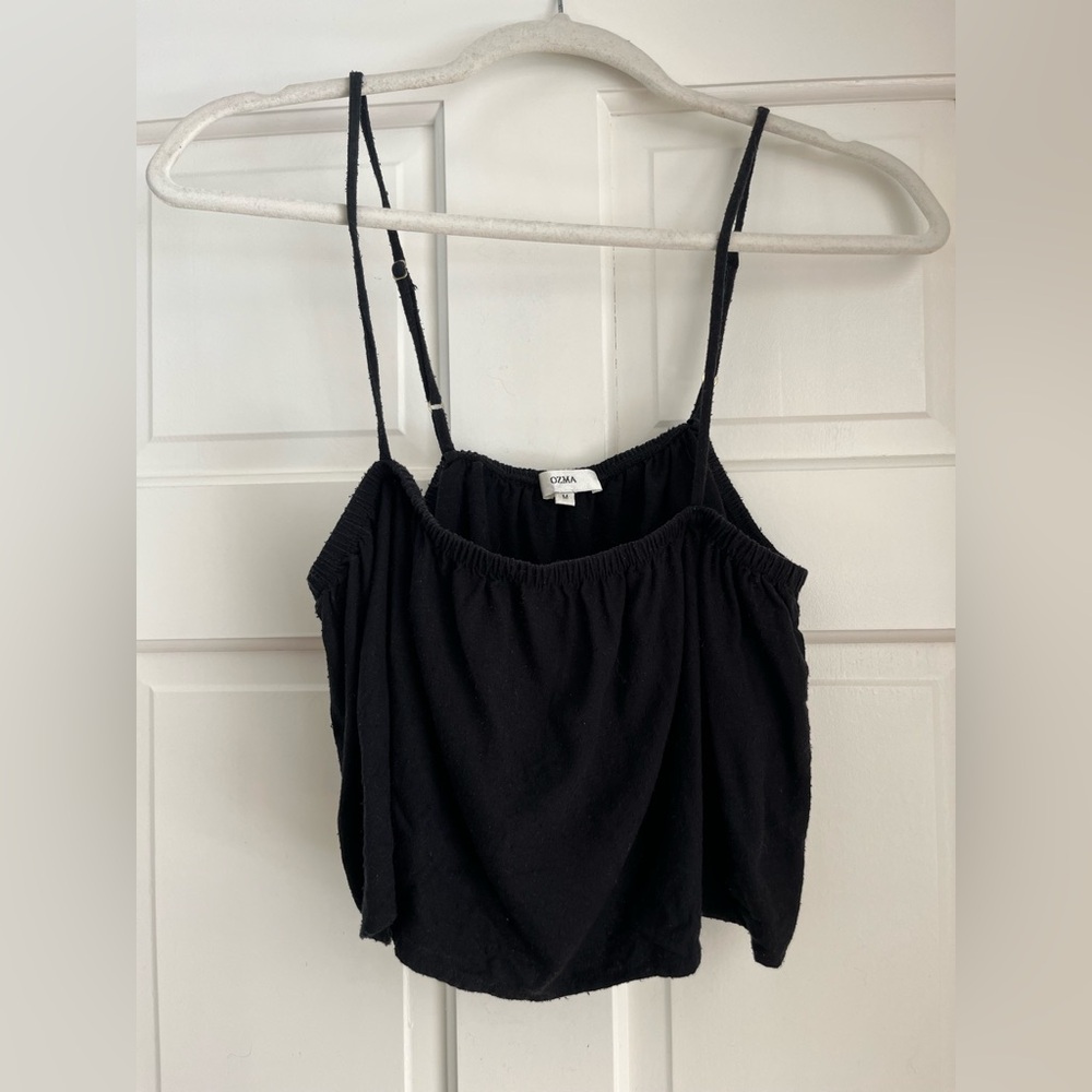 OZMA Black Crop Top